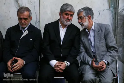 مراسم بزرگداشت شهدای حمله تروریستی تهران