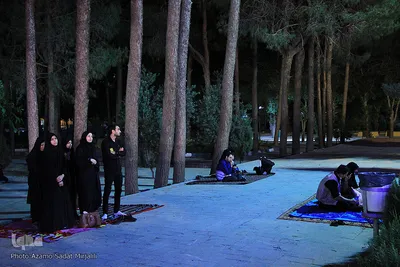 احیای شب بیست و یکم ماه مبارک رمضان در امامزاده سیدجعفر محمد(ع) یزد