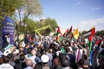 تجمع مردم شیراز در محکومیت بمباران بیمارستان غزه‎