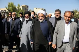 تشیع پیکر شهدای حادثه تروریستی شاهچراغ