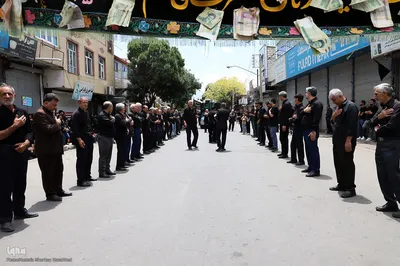 مراسم سنتی عزاداری عاشورای حسینی در اهر