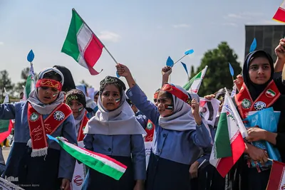 تجمع دانش آموزان شیرازی در حمایت از کودکان غزه