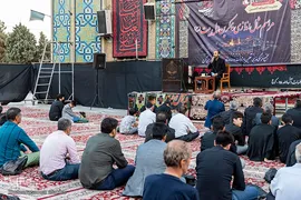 شال اندازی ذاکرین اهل بیت (ع) در کرج