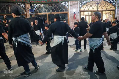 عزاداری سوم شهادت امام حسین(ع) در بازار تبریز‎
