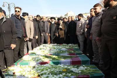وداع باشکوه مردم ارومیه با پیکر شهدای گمنام دفاع مقدس‎