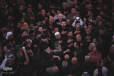 مراسم عزاداری سالروز شهادت امام علی (ع) در حرم امام حسین (ع)