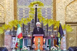 آیین سنتی «اذن عزا» در حرم مطهر امام رضا(ع)