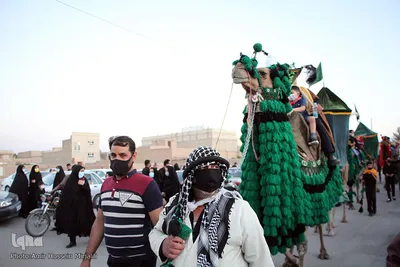 کاروان عزاداری محرم شهر شاهدیه یزد