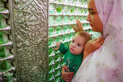 مراسم شیرخوارگان در حرم مطهر شاهچراغ(ع)