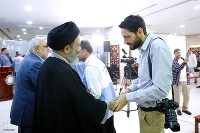 دیدار عیدانه اعضای ستاد حج و زیارت و بعثه مقام معظم رهبری