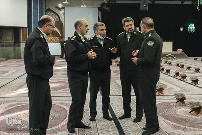 جلسه قرآن استاد حبیب مهکام در ستاد فرماندهی انتظامی تهران بزرگ