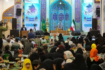 ششمین محفل انس با قرآن در آستان حضرت علی بن حمزه(ع)‌