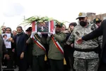 مراسم تشییع و تدفین شهید "احسان غمی تازه کندی" اولین شهید اهری جنگ رمضان در اهر