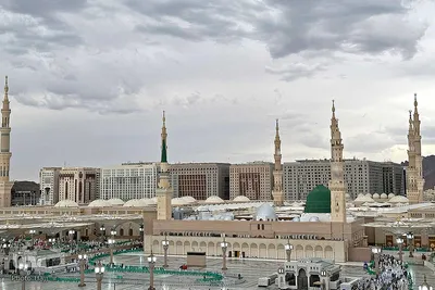 زائران بین‎المللی مدینه پیش از اعزام به مکه
