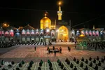 مراسم خطبه خوانی شب شهادت امام رضا(ع) در حرم رضوی‎
