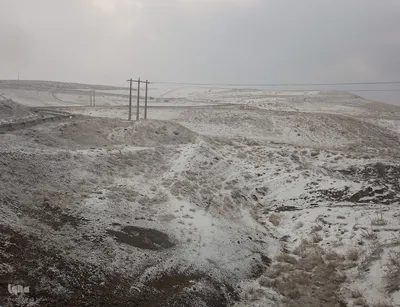 بارش برف در شهرستان اهر
