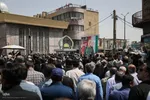 وداع باشکوه با شهدای مظلوم حمله رژیم صهیونیستی در همدان‎
