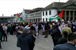 Video: Solidaritätskundgebung für Palästina in Zürich