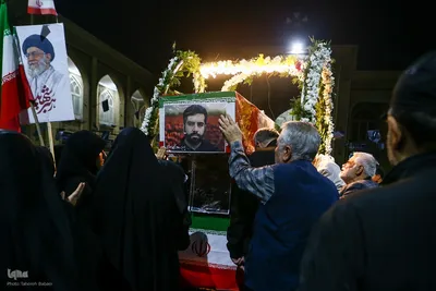 وداع با پیکر شهید مجتبی اسماعیلی؛ شکوه ایثار در اسلامشهر
