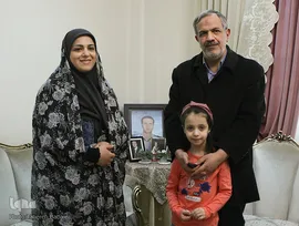 دیدار گروه تهرانگردی با خانواده شهید آتش نشان محسن روحانی
