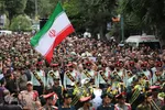 تشییع پیکر بسیجی شهید «امیر حسین‌پور» در تبریز‎