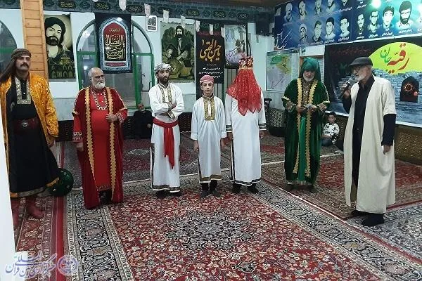 هشتمین شب از برگزاری چهاردهمین سوگواره تعزیه «غریب» شهرستان نور