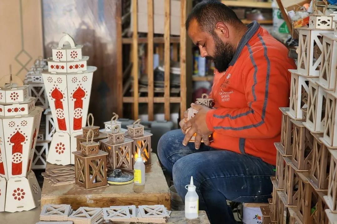 Gazze Ramazan fenerleriyle mübarek ayı karşılamaya hazırlanıyor