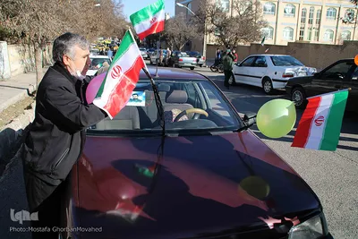راهپیمایی خودرویی و موتوری 22 بهمن در اهر