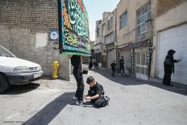 عزاداری ظهر عاشورا در محله کن