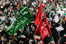 راهپیمایی و گردهمایی «بانوان فاطمی» در شیراز