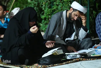 احیای شب قدر در گلزار شهدای قم