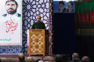 مراسم بزرگداشت شهید خرازی در گلستان شهدای اصفهان