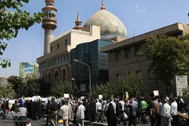راهپیمایی نمازگزاران درمحکومیت جنایات آل‌سعود