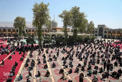 مراسم عزاداری عاشورای حسینی در حرم مطهر حضرت شاهچراغ(ع)