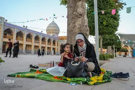 میلاد امام رضا در حرم شاهچراغ(ع)