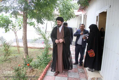 حضور حجت‌الاسلام طباطبایی،‌رئیس حوزه هنری خوزستان در تحریریه ایکنا خوزستان 