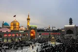 روایت تصویری غدیر تا مباهله به زبان هنر در صحن غدیر حرم رضوی
