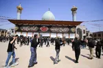 عزاداری هیئت عشایر قشقایی در حرم شاهچراغ(ع)