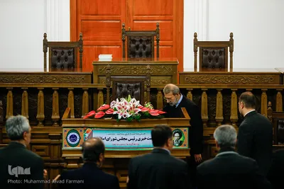 نشست خبری علی لاریجانی، رئیس مجلس شورای اسلامی