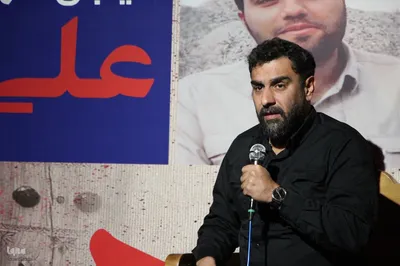 مراسم بزرگداشت دومین سالگرد شهید مدافع امنیت علی نظری در مسجد جامع ملایر