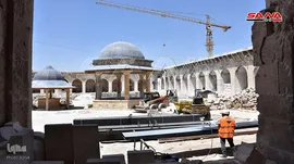 آغاز عملیات ترمیم مسجد اموی حلب