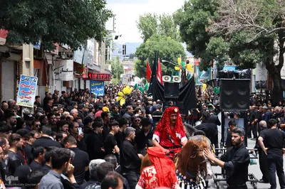 مراسم سنتی عزاداری عاشورای حسینی در اهر
