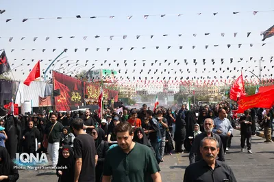 پیاده‌روی جاماندگان اربعین در اصفهان
