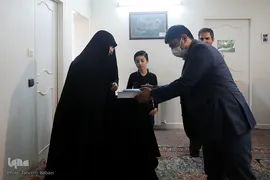 دیدار با خانواده شهید تقوی