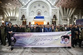 مراسم تجدیدمیثاق جامعه قرآنی کشور با آرمان‌های بنیان‌گذار کبیر جمهوری اسلامی ایران امام خمینی(ره)