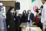 حضور نماینده ولی فقیه در خراسان‌جنوبی پای صندوق رأی