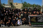 مراسم آیینی تعزیه خوانی و خیمه سوزان در مشهد
