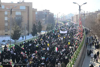 راهپیمایی 22 بهمن همدان