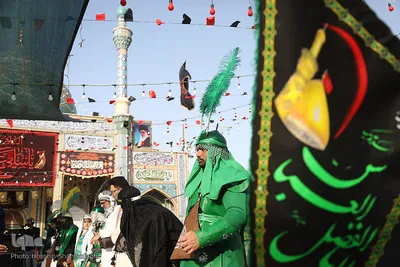 مراسم فدائیان سقا در امامزاده شاه سید علی(ع) قم
