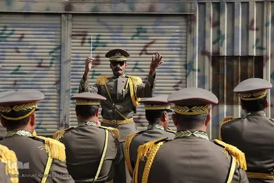 مراسم گرامیداشت روز ارتش در شیراز ‎‎